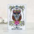 Designer Boutique A6 Clear Stamp - Owl Be There For Twit Twoo