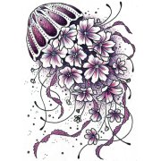 Designer Boutique A6 Clear Stamp - Jellyfish Blooms