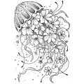 Designer Boutique A6 Clear Stamp - Jellyfish Blooms