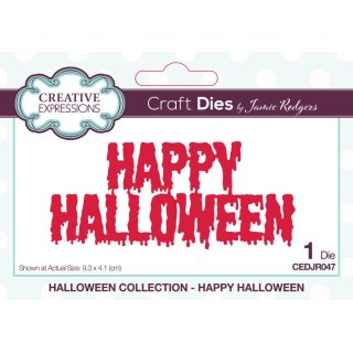 Halloween Collection Craft Die - Happy Halloween