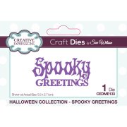 Sue Wilson Craft Die - Halloween Collection - Spooky Greetings