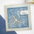 Wings of Wonder Craft Die - Moroccan Scalloped Lattice Background