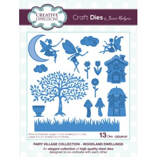 Fairy Village Collection Craft Die - Woodland Dwellings