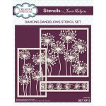 Creative Expressions Jamie Rodgers Stencil Set - Dancing Dandelions