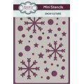 Creative Expressions Mini Stencil - Snow & Stars