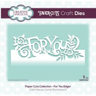 Paper Cuts Edger Die - For You