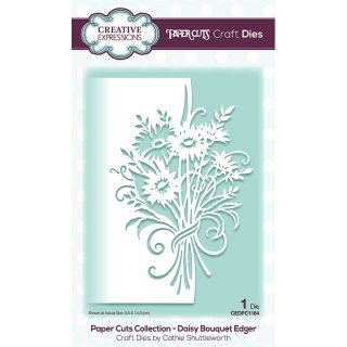 Paper Cuts Edger Die - Daisy Bouquet