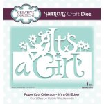 Paper Cuts Edger Die - It's a Girl