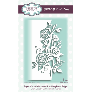 Paper Cuts Edger Die - Rambling Rose