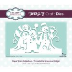 Paper Cuts Edger Die - Three Little Snowmen