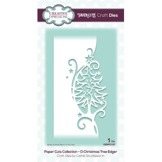 Paper Cuts Edger Die - O Christmas Tree