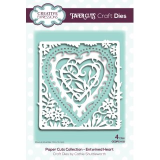 Paper Cuts Layering Craft Dies - Entwined Heart