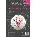 Pink Ink Designs A5 Clear Stamp Set - Elephant