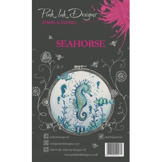 Pink Ink Designs A6 Clear Stamp Set - Seahorse