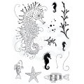 Pink Ink Designs A6 Clear Stamp Set - Seahorse