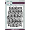 Sam Poole A6 Pre Cut Mounted Rubber Stamp - Shabby Lace