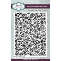 Sam Poole A6 Pre Cut Mounted Rubber Stamp - Shabby Fleur