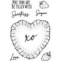 Sam Poole 6x4 Clear Stamp Set - Sweetness Heart