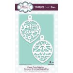 Paper Cuts Christmas Dies - Seasons Greetings Bauble Duo