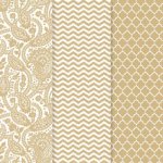 DecoArt Americana Decoupage Papers - Gold Trends