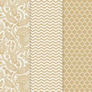 DecoArt Americana Decoupage Papers - Gold Trends