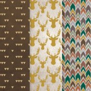 DecoArt Americana Decoupage Papers - Gold Stag