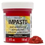 DecoArt Impasto Acrylic Paint - Cadmium Red Hue