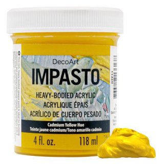 DecoArt Impasto Acrylic Paint - Cadmium Yellow Hue