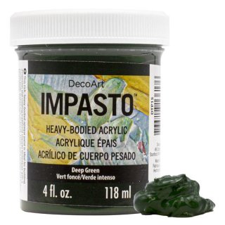 DecoArt Impasto Acrylic Paint - Deep Green