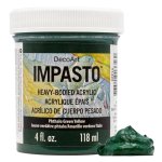 DecoArt Impasto Acrylic Paint - Phthalo Green Yellow