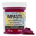 DecoArt Impasto Acrylic Paint - Quinacridone Magenta