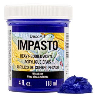 DecoArt Impasto Acrylic Paint - Ultra Blue