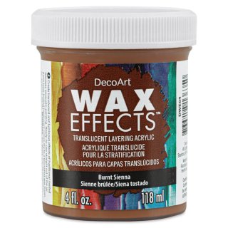 DecoArt Wax Effects Encaustic Acrylic - Burnt Sienna