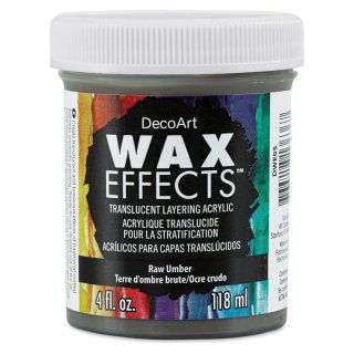 DecoArt Wax Effects Encaustic Acrylic - Raw Umber