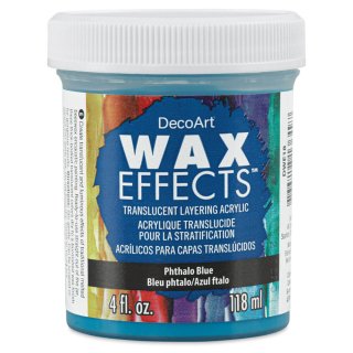 DecoArt Wax Effects Encaustic Acrylic - Phthalo Blue