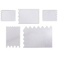 DecoArt Wax Effects Clear Plastic Texture Cards 5pcs