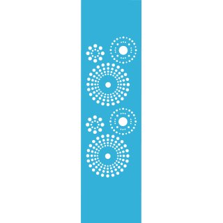 DecoArt Americana 18 x 6 Inches Stencil - Kaleidoscope Border