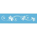 DecoArt Americana 18 x 6 Inches Stencil - Floral Breeze Border