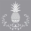 DecoArt Americana Decor 12 x 12 Inches Stencil - Posh Pineapple