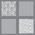 DecoArt Between the Lines 12 x 12 Inches Stencil 4pk - Solid