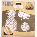 DecoArt Americana Decor 8 x 8 Inches Stencil 2 Pk - Tropical