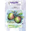 IndigoBlu A6 Red Rubber Stamp - Apples