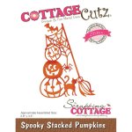 CottageCutz Elites Die - Spooky Stacked Pumpkins