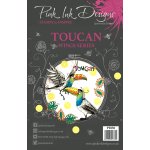 Pink Ink Designs A5 Clear Stamp Set - Toucan