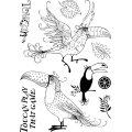 Pink Ink Designs A5 Clear Stamp Set - Toucan