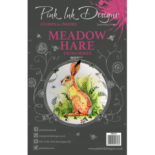 Pink Ink Designs A5 Clear Stamp Set - Meadow Hare