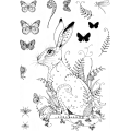 Pink Ink Designs A5 Clear Stamp Set - Meadow Hare