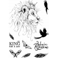 Pink Ink Designs A5 Clear Stamp Set - Lion