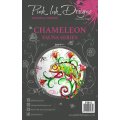 Pink Ink Designs A5 Clear Stamp Set - Chameleon