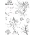 Pink Ink Designs A5 Clear Stamp Set - Sea Nymphs